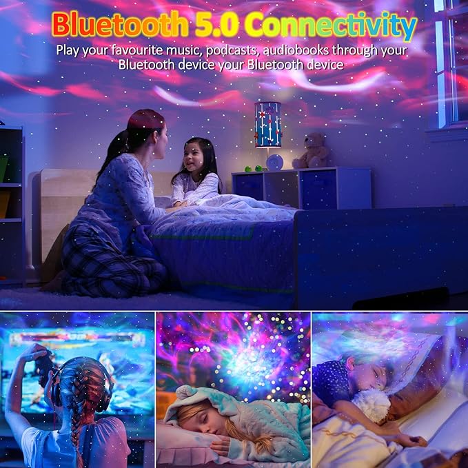 DINO PROYECTORCON PARLANTE BLUETOOTH Y CONTROL REMOTO