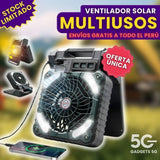 PACK VENTILADOR SOLAR MULTIUSOS