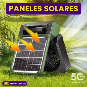 PACK VENTILADOR SOLAR MULTIUSOS