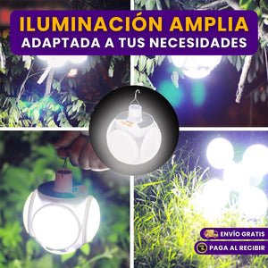 Lámpara Solar LED Plegable