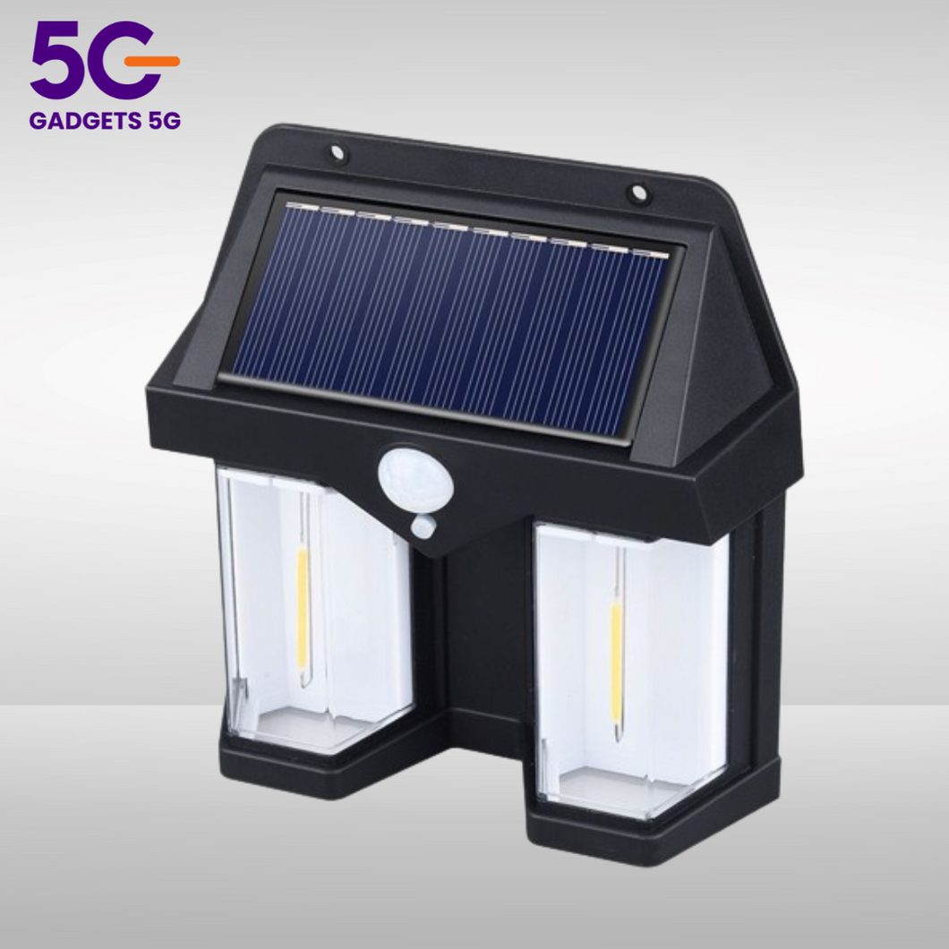 FAROL SOLAR DOBLE IMPERMEABLE PARA EXTERIORES