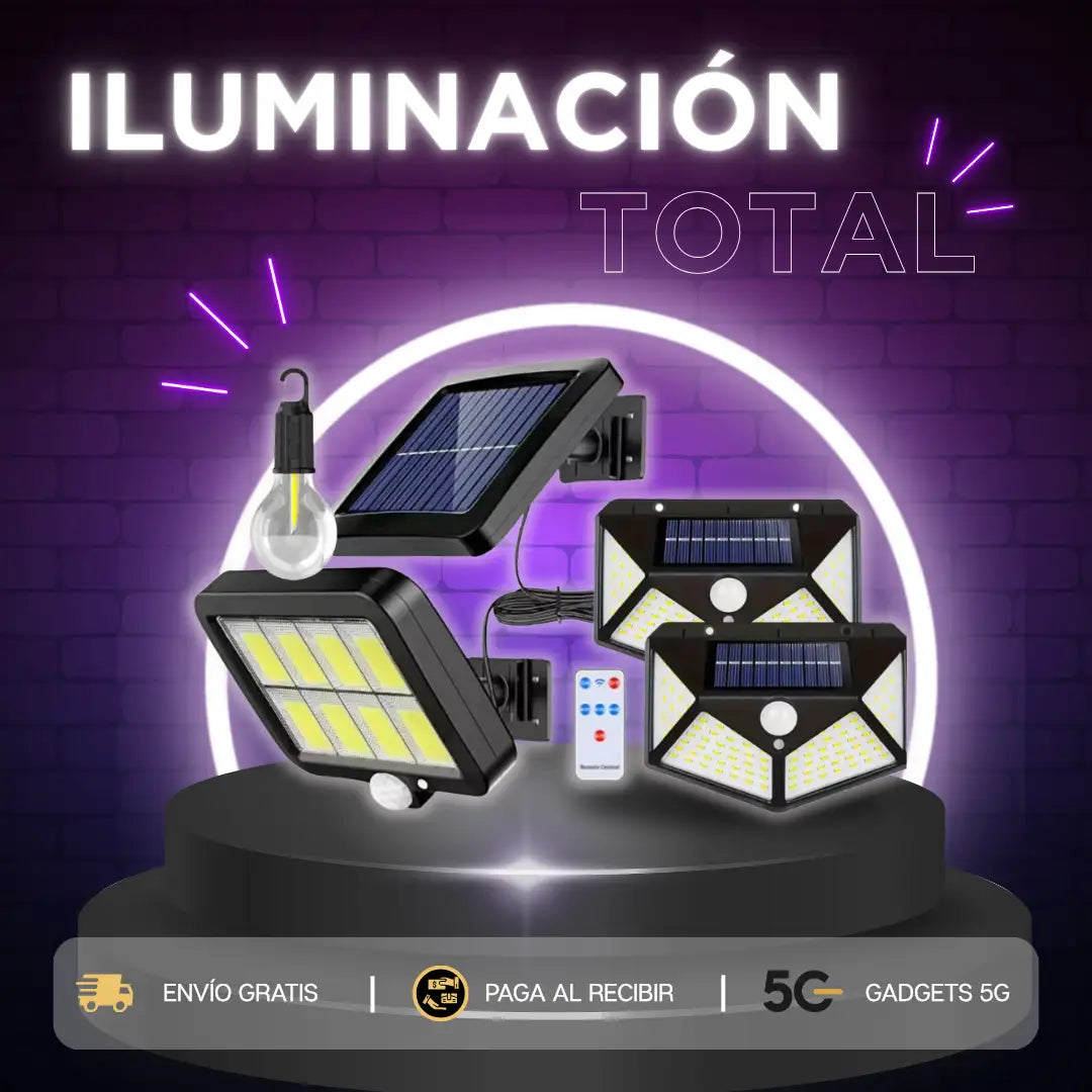 COMBO SOLAR ILUMINACIÓN TOTAL