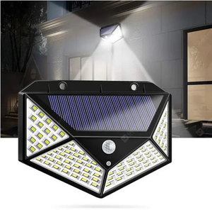 LAMPARA LED SOLAR PARA EXTERIORES