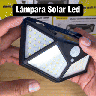 LAMPARA SOLAR LED PARA PATIOS JARDINES Y EXTERIORES