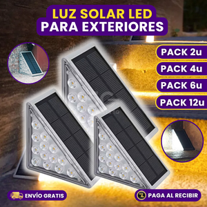 Luz Solar LED para Exteriores