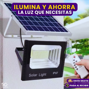 Reflector solar 200w con Control Remoto